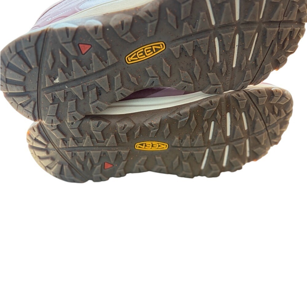 Keen Terradora II Mid Waterproof Hiking Boots Pink Purple‎ Floral Women 11 - Picture 4 of 6